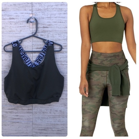 Shein Army Green Sports Bra | SIZE L - Picture 1 of 6